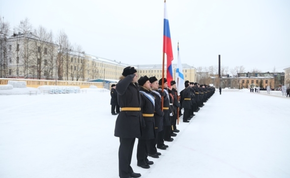 На Севмаше военнослужащие НПР приняли присягу На Севмаше военнослужащие НПР приняли присягу